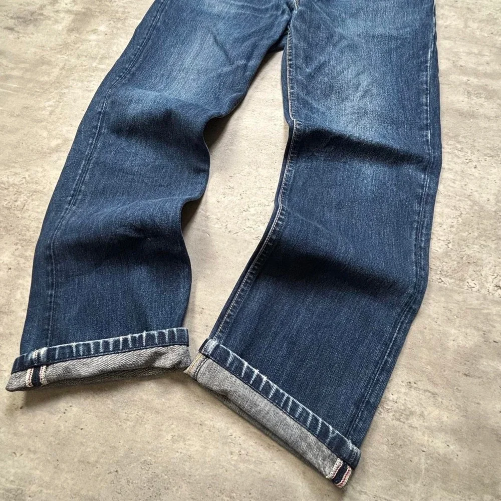 Levi's 511 Jeans Mens 30x28 Dark Wash Selvedge Vintage Slim Fit Denim